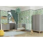 Faktum LOOP Grey&Oak (pelenkázó) komód - Kifutó