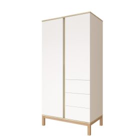 Faktum LOOP White&Oak 2 osztású szekrény