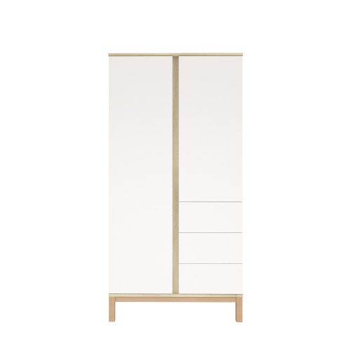 Faktum LOOP White&Oak 2 osztású szekrény