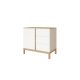 Faktum LOOP White&Oak (pelenkázó) komód