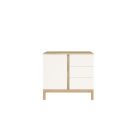 Faktum LOOP White&Oak (pelenkázó) komód