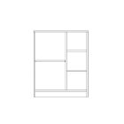 Faktum Makaó komód (zsiráf mintával vagy minta nélkül)