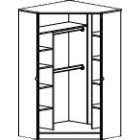 Faktum Mia Fehér sarokszekrény