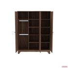 Faktum Nest Walnut 3 osztású szekrény