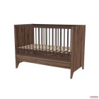 Faktum Nest Walnut 120-as átalakítható babaágy,leesésgátlóval