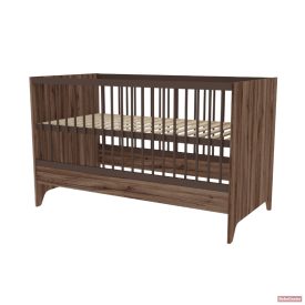   Faktum Nest Walnut átalakítható 140-es babaágy,dupla leesésgátlóval