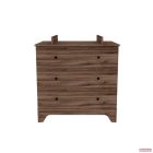 Faktum Nest Walnut pelenkázó toldalék komódhoz