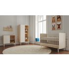 Faktum PEAK Natural Oak&White 70x140cm átalakítható babaágy