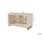 Faktum Sienna Cashmere 140-as átalakítható babaágy +dupla leesésgátlóval