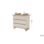 Faktum Sienna Cashmere komód + toldalék komódhoz