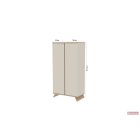 Faktum Sienna Cashmere 2 osztású szekrény