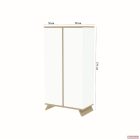 Faktum Sienna White 2 osztású szekrény