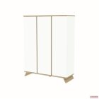 Faktum Sienna White 3 osztású szekrény