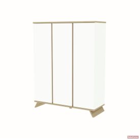 Faktum Sienna White 3 osztású szekrény