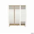 Faktum Sienna White 3 osztású szekrény