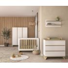 Faktum Sienna White 140-as átalakítható babaágy +dupla leesésgátlóval