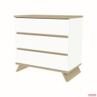 Faktum Sienna White komód + toldalék komódhoz