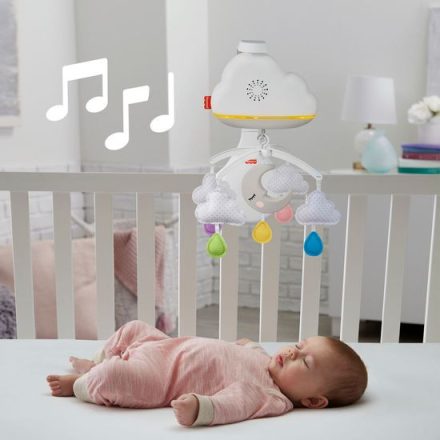Fisher-Price zenélő forgó - nyugtató felhők (elemes)