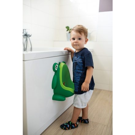 FreeOn Happy frog kisfiú piszoár - zöld
