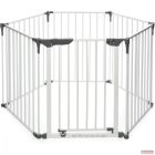 DREAMBABY Biztonsági kerítés (babakarám) 3in1 - fehér (375cm)