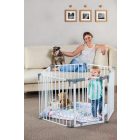 DREAMBABY Biztonsági kerítés (babakarám) 3in1 - fehér (375cm)