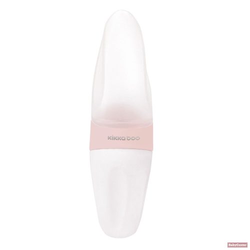 Kikkaboo babaetető szilikonos kanállal 90 ml comet pink