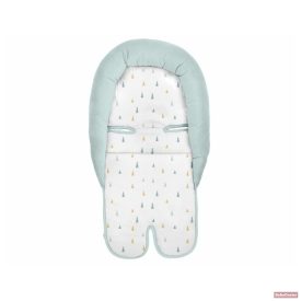   Kikkaboo fejszűkítő (újszülött szűkítő betét) autósülésbe memóriahabos - menta háromszögek