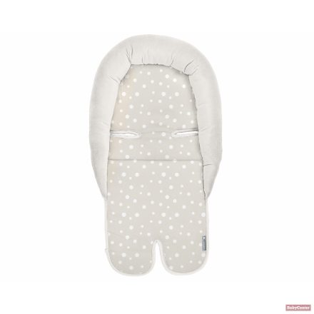 Kikkaboo fejszűkítő (újszülött szűkítő betét) autósülésbe memóriahabos - bézs pöttyös