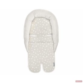   Kikkaboo fejszűkítő autósülésbe memóriahabos - bézs pöttyös