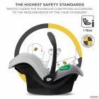 KINDERKRAFT Newly Babakocsi kombinált 3 az 1-ben - grey