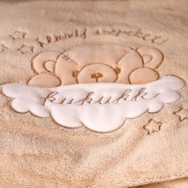 Kukukk wellsoft takaró 75x95cm /mogyoró/