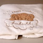 Kukukk wellsoft takaró 75x95cm /nyers/