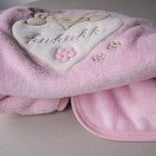 Kukukk wellsoft takaró 75x95cm /rózsaszín/