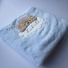 Kukukk wellsoft takaró 75x95cm /világoskék/