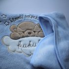 Kukukk wellsoft takaró 75x95cm /világoskék/