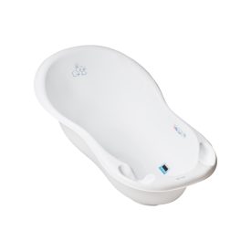   TegaBaby 102cm nagypiskóta vízleeresztős babakád - nyuszi fehér