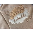 Kukukk wellsoft bélelt baba hálózsák /mogyoró/