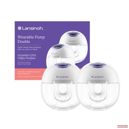 Lansinoh hordható elektromos mellszívó 4 fázisú – dupla