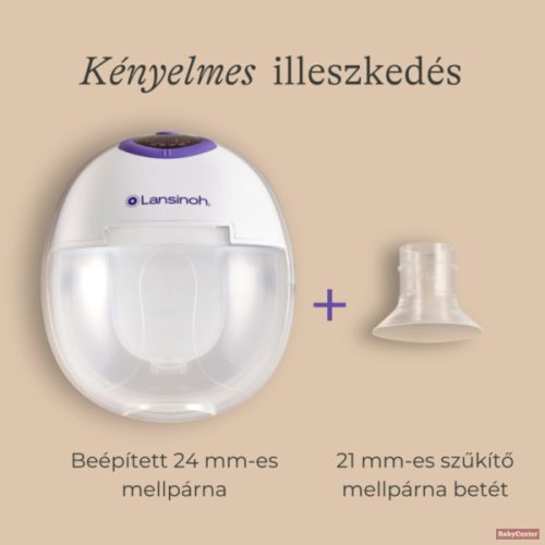 Lansinoh hordható elektromos mellszívó 4 fázisú – dupla
