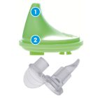 MAM puha ivócsőr és szelep – ivópoharakhoz 4hó+ /zöld/