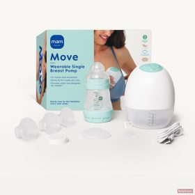 MAM Move hordható elektromos mellszívó - cumisüveggel