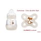 MAM anti-colic bio cumisüveg /130ml/ + ajándék játszócumi /barna/