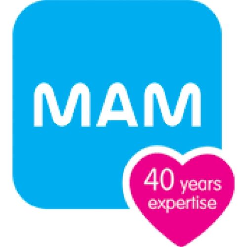 MAM anti-colic bio cumisüveg /130ml/ + ajándék játszócumi /barna/