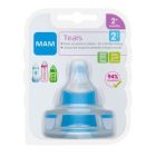 MAM szilikon etetőcumi 2lyukú,közepes átfolyású 2hó+ /1db/