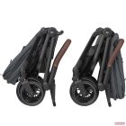 Maxi-Cosi Leona² duó-triósítható babakocsi 0-22 kg (mindkét irányba feltehető sportrész) - Twillic Graphite