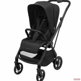   Maxi-Cosi Leona² duó-triósítható babakocsi 0-22 kg (mindkét irányba feltehető sportrész) - Twillic Black