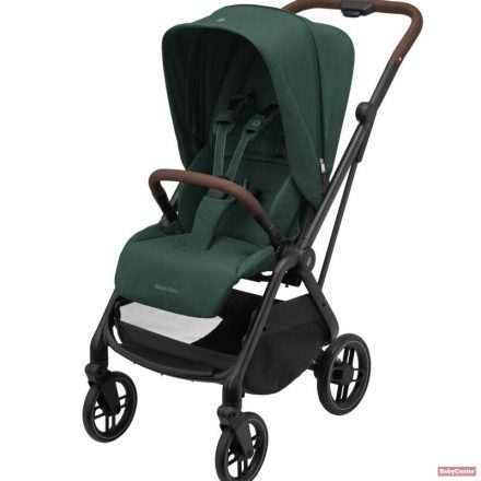 Maxi-Cosi Leona² duó-triósítható babakocsi 0-22 kg (mindkét irányba feltehető sportrész) - Twillic Green