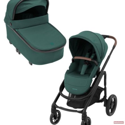 Plaza+ babakocsi Oria mózessel 0- 22 kg (0-4 év) - Essential Green