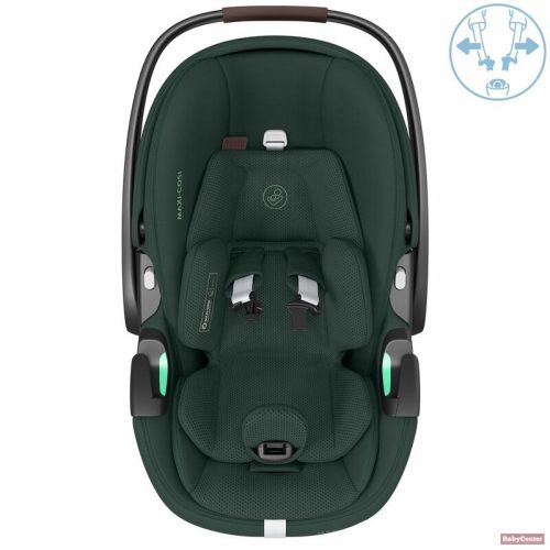  Maxi-Cosi Pebble 360 Pro2 SlideTech&EcoCare dönthető babahordozó 40-87 cm - Twillic Green