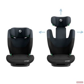   Maxi-Cosi RodiFix S i-Size - G-Cell, AirProtect gyerekülés állítható oldallal,dönthető 100-150 cm - Tonal Black